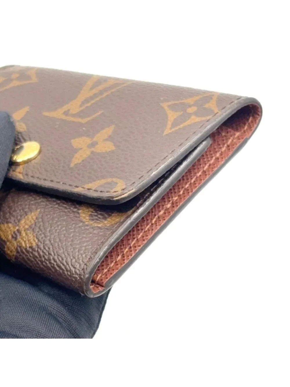 Louis Vuitton Multicles 6 Monogram Leather Brown Key Case Gold Key Holder